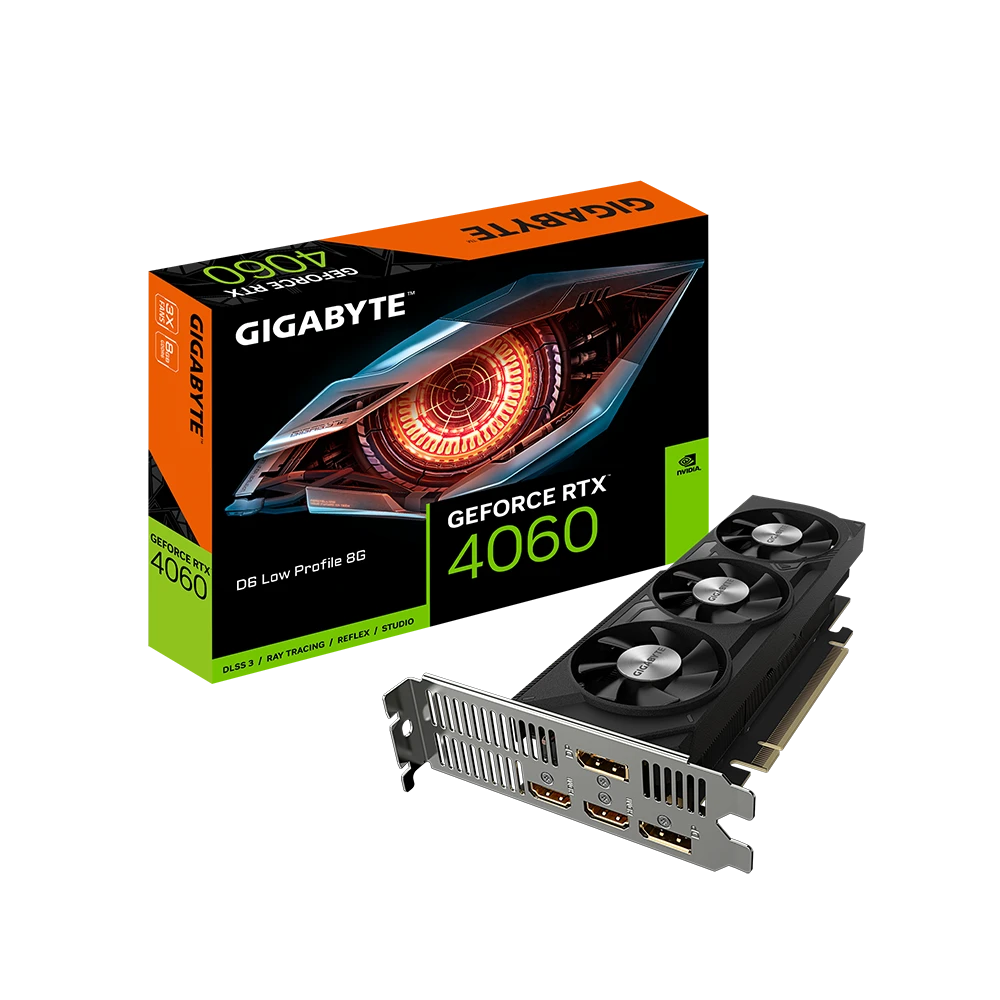 Gigabyte GeForce RTX 4060 D6 Low Profile 8G